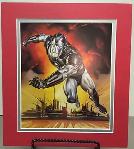 Boris Vallejo WAR MACHINE Doble Estampado Enmarañado Marvel Comics Iron Man Libre de Ácido - Imagen 1 de 1