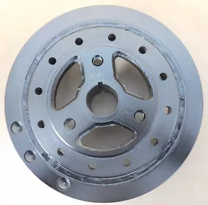 GM #7708 8" Hi-Performance Balancer, 1 1/2" Wide, SB Chevy 265-350, Int Balance - Picture 1 of 3