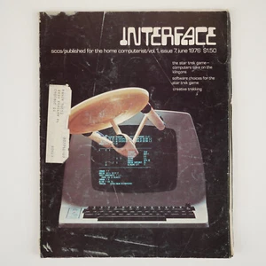 June 1976 Vol 1 Issue 7 SCCS INTERFACE Magazine SoCal Computer Society Star Trek - Picture 1 of 9
