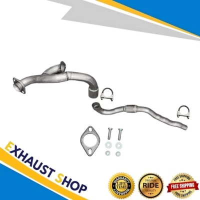 Juego de tubos de escape delanteros + traseros aptos para Dodge Journey 2011-2019 3,6 L en stock tracción delantera solamente Foto 1 de 4