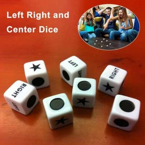 16pcs Left Right Center Dice Game Set Left Right Center Dice Classic Games D9J2/ - Picture 1 of 18