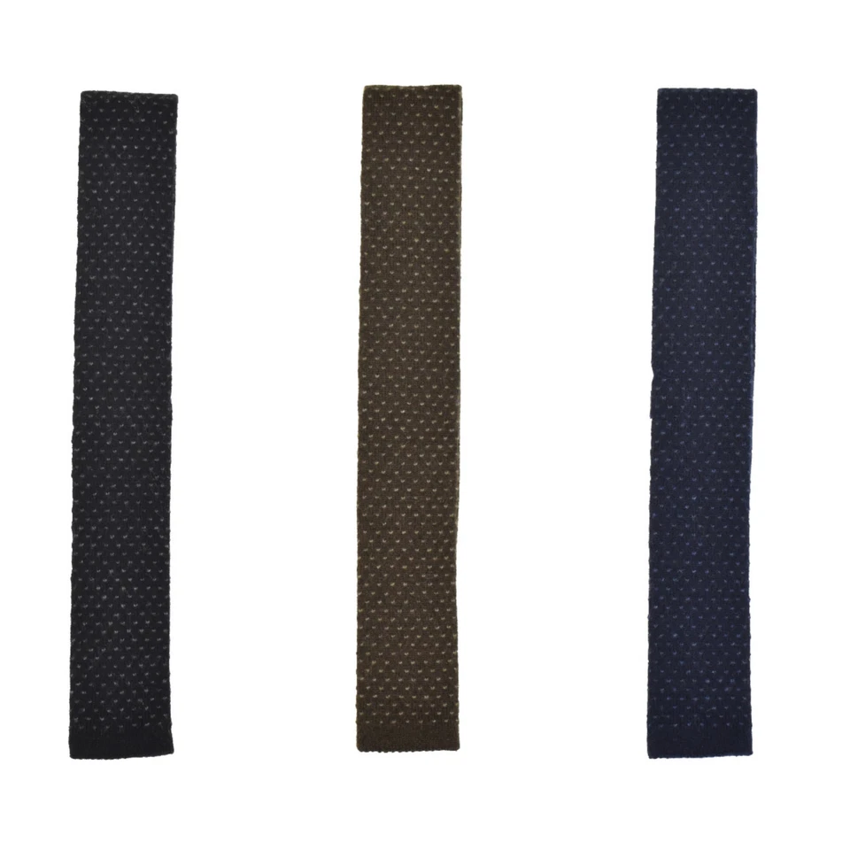 Corbata ajustada Ralph Lauren etiqueta púrpura tejida a mano cachemir nueva $195 Foto 1 de 1