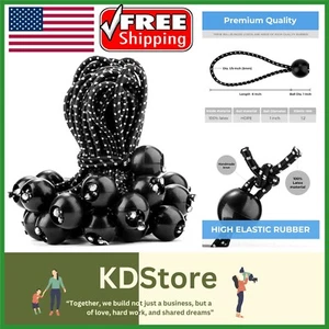 30 Pack Ball Bungee Cord 6 Inch Heavy Duty Bungie Cord Balls Canopy Tarp Tie do - Picture 1 of 8