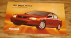 Original 1997 Mazda Protege Sport Sedan Large Oversized Post Card 97