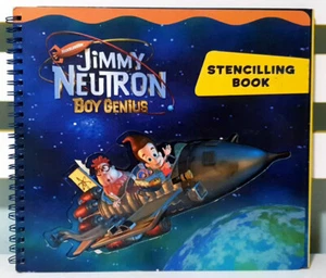 Jimmy Neutron Boy Genius Stencilling Book! Includes 10 Stencils! - Picture 1 of 2