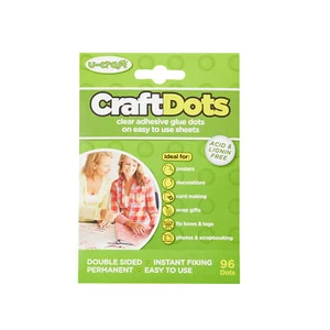 36 x U-Craft Adhesive Dots 96 per pack 10mm permanent extra strength 200164 - Picture 1 of 1