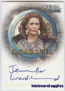 Xena Season 6 Autograph Card Jennifer Ward-LeaLand Boadicea Rittenhouse
