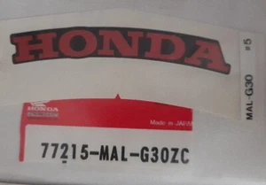 Honda Decalcomania adesivo Originale scritta Honda cod.77215MALG30ZC Rosso - Foto 1 di 2