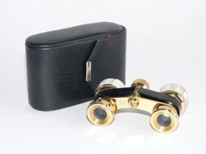 BOB OPTIK Theaterglas Opernglas mit Tasche mit echtem Perlmutt - Bild 1 von 5