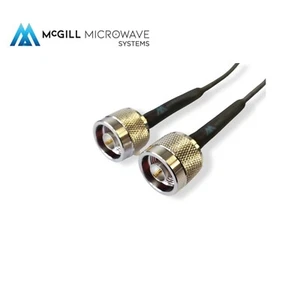 N Male to N Male Cable Assembly Low Loss Coaxial RG223 Low Loss Military Spec - Picture 1 of 3