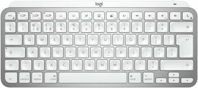 Logitech MX Keys Mini for Mac Wireless Keyboard (Pale Grey), English - UK