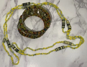 Vintage Seed Beads Parts Repair Crafting Jewelry Making Bag Lot BEA2-7 - Picture 1 of 12