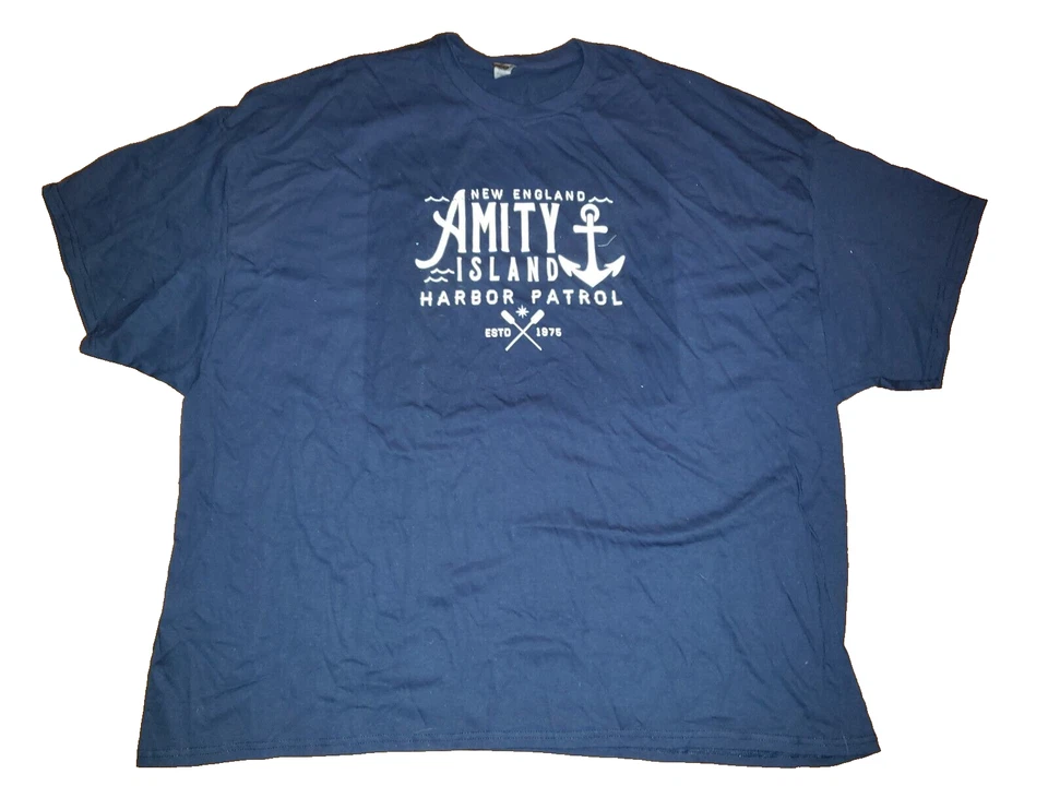 JAWS The Movie T-Shirt Amity Island 1975 New England Official Mens Size 5X - Image 1 of 1