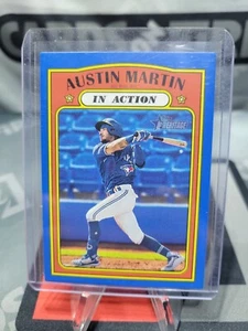 AUSTIN MARTIN 2021 Topps Heritage Minor League Blue /99 GCL Blue Jays (#186) - Foto 1 di 3