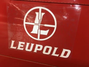 Leupold 9x12" Sticker Truck Window Cling---Worldwide shipping - Picture 1 of 2