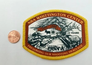 Vtg NRA Patch Whittington Center 1973-1988 15th Anniversary - Picture 1 of 2