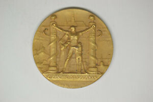 Republic bronze "Czechoslovakia Freedom" Medal 1939-Dated- Amazing item!