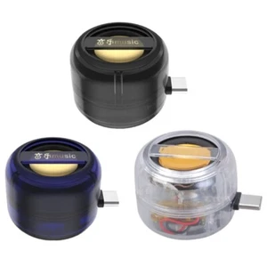 Portable Speaker Universal Type C Loudspeaker USB C Plug-in Phones Woofer - Picture 1 of 20