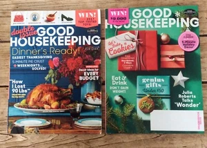 Lot Of 2 Good Housekeeping Magazines Nov. & Dec. 2017 - Picture 1 of 2