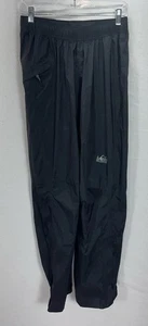 REI Co-op Hose Herren klein schwarz Spitze Regen wasserdicht Knöchelreißverschluss Wandern - Bild 1 von 8