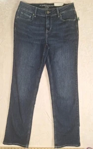 Jeans M By Maurices donna taglia 12 denim dritto mezza vita classico super elasticizzato - Foto 1 di 11