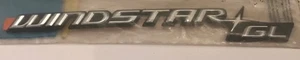 Nuevo de Lote Original Ford Windstar GL Placa de Nombre Emblema para Puerta Levadiza Maletero 1995-1997 - Imagen 1 de 4