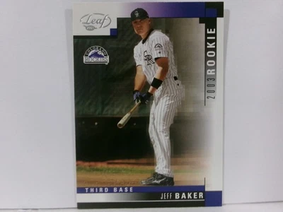 2003 Leaf Jeff Baker #282 - Image 1 of 2