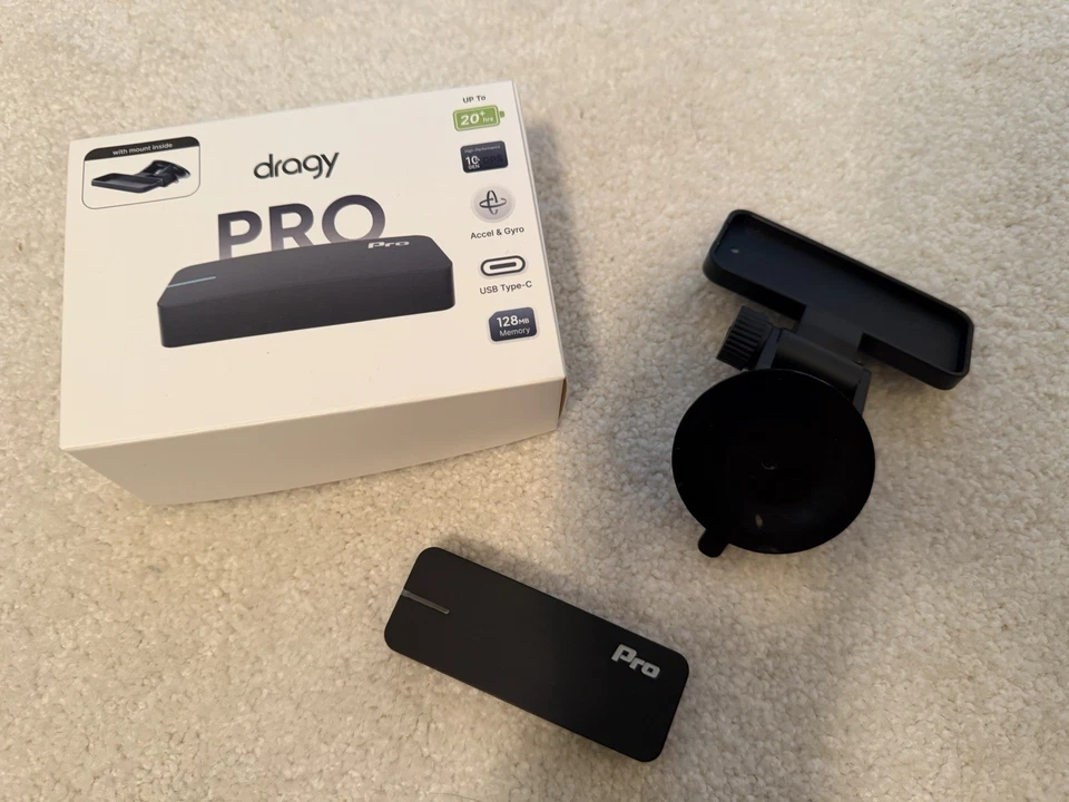 Dragy Pro GPS Based Performance Meter USB-C Built-in Memory & IMU Sensor DRG71 - Изображение 1 из 1