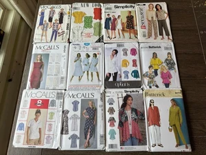 Large lot uncut misses sewing patterns Dress, Jacket, Top, Pant, Tunic All Uncut - Picture 1 of 20