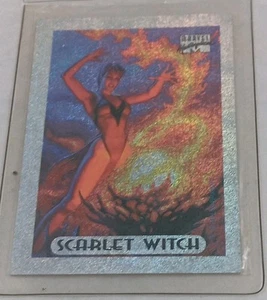 1994 Marvel Masterpieces Holofoil #7 Scarlet Witch Limited Edition Pre-owned - Picture 1 of 3