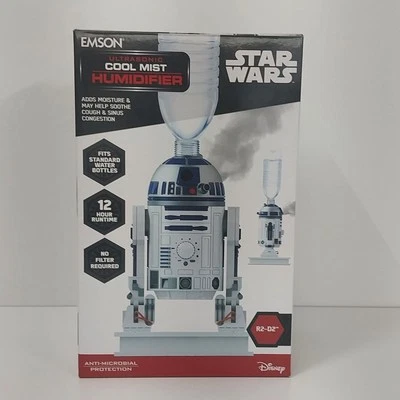 Star Wars 9706D R2D2 550ML Ultrasonic Cool Mist Personal Humidifier, 9.75 Inches - Image 1 of 4