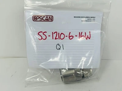 Paquete de 1 unión reductora Swagelok acero inoxidable SS-1210-6-16W Foto 1 de 4