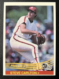 Donruss #111 Steve Carlton Philadelphia Phillies 1984 - Imagen 1 de 2
