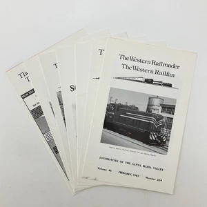 The Western Railroader Magazin 9 Ausgaben Februar - Oktober 1983 - Bild 1 von 23