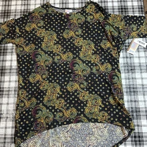 Lularoe Irma NUOVO multicolore Paisley tunica top donna taglia media  - Foto 1 di 11