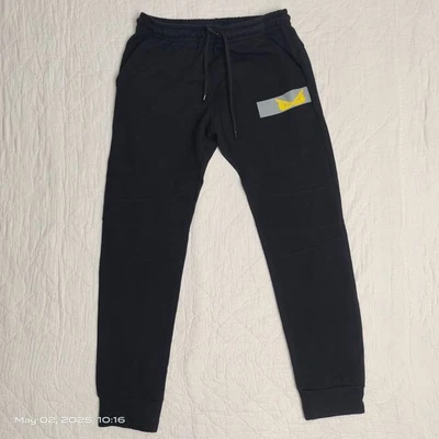 Pantalones deportivos Fendi Monster Jogger Eye negros talla 46 para dama Foto 1 de 4