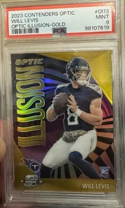2023 Contenders Optic Will Levis Illusion Gold 10/10 PSA 9 - Bild 1 von 2