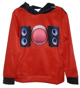 New Boys size Small Skibidi Toilet Hoodie Costume Speakerman Red - Picture 1 of 2