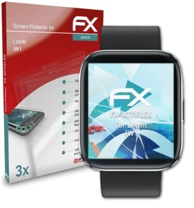atFoliX 3x Ochraniacz ekranu do folii ochronnej Letsfit IW1 przezroczysta i elastyczna - Zdjęcie 1 z 8