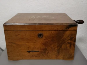 Antike Spieluhr Symphonion Lochplattenspieler Nr. 503392 Spieluhr ohne Platten - Bild 1 von 24