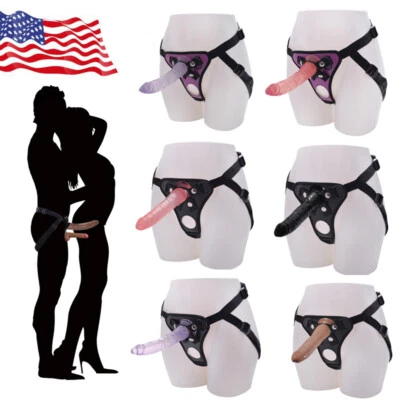 РЕМЕНЬ НА DILDO ДЛЯ МУЖЧИН - ПАРЫ СЕКСУАЛЬНАЯ ИГРУШКА - АНАЛОГОВЫЙ ПРИКЛАД ШТЕПСЕЛЬНАЯ ВИЛКА - ДВОЙНОЕ ПРОНИКНОВЕНИЕ - Изображение 1 из 4