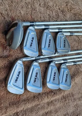 Golf iniciante start ser NICKLAUS BEAR 8 tacos ferros madeira, flexão rígida, direita - Imagem 1 de 4