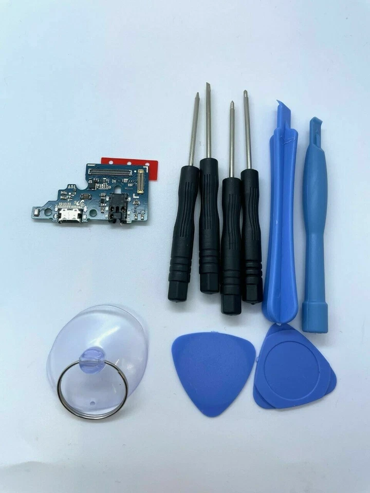 OLAX Ladeanschluss Ladebuchse mit Werkzeugsatz für Samsung Galaxy A51 A515F