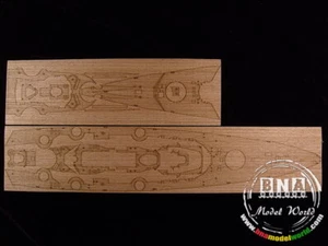 Artwox 1/350 DKM Tirpitz Wooden Deck for Tamiya kit #78015 - Foto 1 di 1