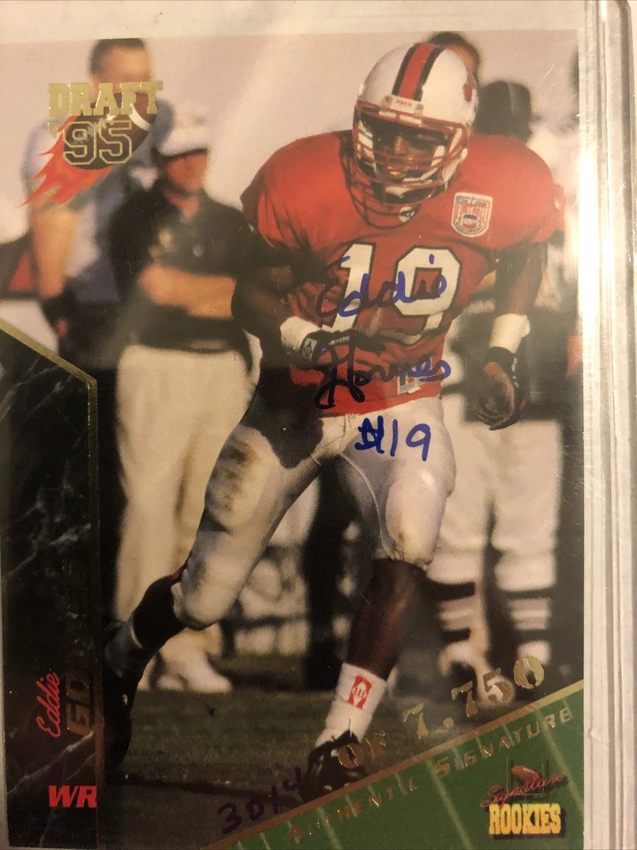 Eddie Goines1995 Signature Rookies Draft 95 #7750 North Carolina State wolfpack - Image 1 of 1