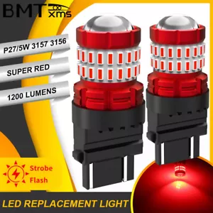 New 3157 3057 LED Brake Tail Light Bulbs For Ford F-150 F-250 Mustang Super Duty - Picture 1 of 19
