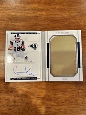 2017 National Treasures Rookie Auto Cooper Kupp /99 NFL Super Bowl MVP