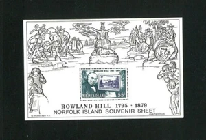 Foglio ricordo Norfolk Island 248a. Cat.38.50 (1,10 x 35). Ingrosso - Foto 1 di 1