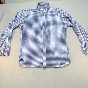 J. Crew Gingham Button Down Hemd 2-lagig Baumwolle Langarm Herren Large - Bild 1 von 7