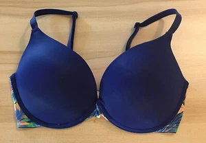 Victoria Secret Pink Damen 32DD Bügel-BH blau/pink überall zu tragen süß - Bild 1 von 5